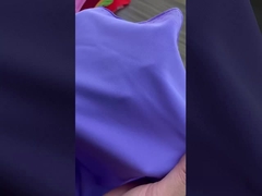 امتصاص الرطوبة الحياكة المرنة 40D المرنة 81% نايلون 19% سبانكس النسيج المقاوم للماء ملابس اليوغا