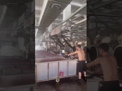 تصوير في الموقع لعملية إنتاج مصنع الأقمشة الخاص بشركة جياروي للنسيج